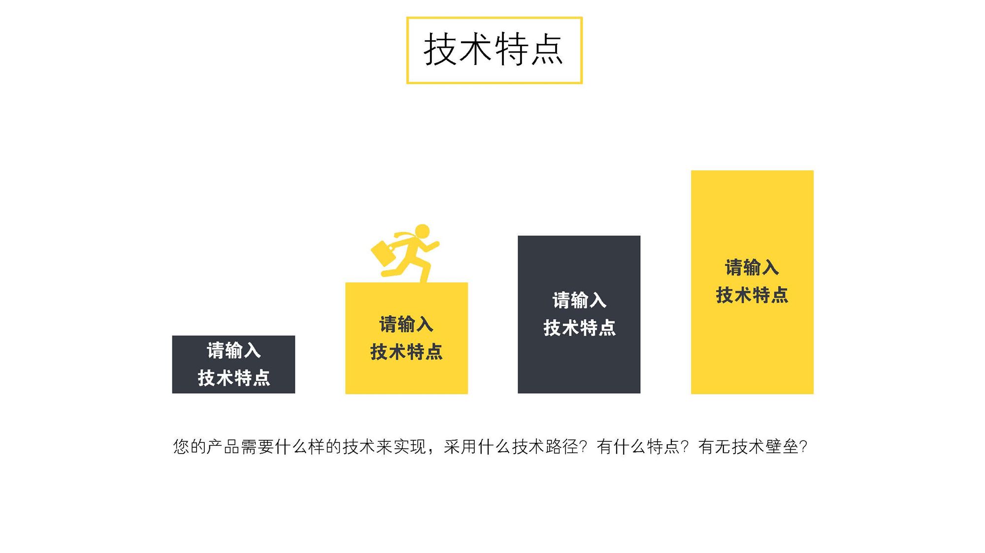 黄色精致简约简洁通用商业计划书模版